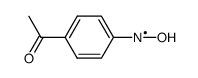 Nitroxide,4-acetylphenyl (9CI) Structure