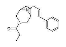 8-Cinnamyl-3-propionyl-3,8-diazabicyclo[3.2.1]octane Structure