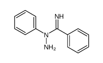 N-amino-N-phenylbenzenecarboximidamide结构式