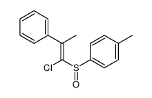 1-(1-chloro-2-phenylprop-1-enyl)sulfinyl-4-methylbenzene Structure