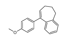 9-(4-Methoxyphenyl)-6,7-dihydro-5H-benzo[7]annulene结构式