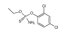 amidothiophosphoric acid O-ethyl ester-O'-(2,4-dichloro-phenyl ester)结构式