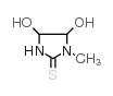 4,5-二羟基-1-甲基四氢-2H-咪唑-2-硫酮结构式