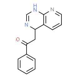 α-[3,4-Dihydropyrido[2,3-d]pyrimidin-4-yl]acetophenone Structure