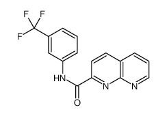 1,8-Naphthyridine-2-carboxamide,N-[3-(trifluoromethyl)phenyl]-(9CI) structure