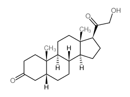 Pregnane-3,20-dione,21-hydroxy-, (5b)-图片