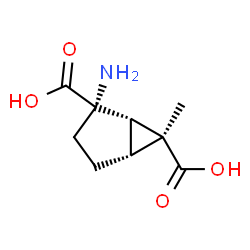 Bicyclo[3.1.0]hexane-2,6-dicarboxylic acid, 2-amino-6-methyl-, (1R,2R,5S,6R)- picture