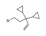 5-bromo-3,3-dicyclopropylpentane结构式