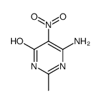 6-氨基-2-甲基-5-硝基嘧啶-4(1h)-星空app结构式