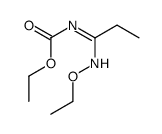 N-[1-(Ethoxyimino)propyl]carbamic acid ethyl ester结构式