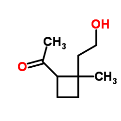 Ethanone, 1-[2-(2-hydroxyethyl)-2-methylcyclobutyl]- (9CI)结构式