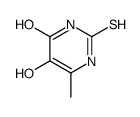 5-hydroxy-6-methyl-2-sulfanylidene-1H-pyrimidin-4-one Structure