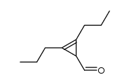 1-Formyl-2,3-dipropyl-2-cyclopropene Structure