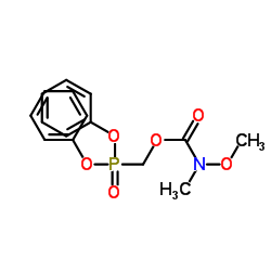 (N-甲氧基-N-甲氨基甲酰甲基)磷酸二苯酯结构式
