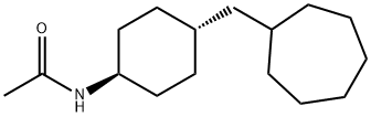 n-acetyl-4-cyclo-heptylmethylcyclohexylamine结构式