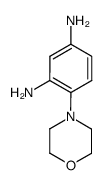 4-morpholin-4-yl-benzene-1,3-diamine Structure