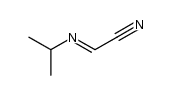 N-isopropylformimidoyl cyanide Structure