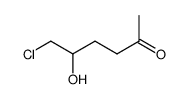 6-chloro-5-hydroxy-hexan-2-one结构式