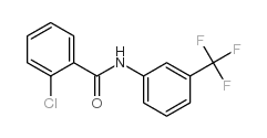 2-chloro-n-(3-trifluoromethylphenyl)-benzamide structure