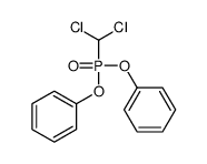 [dichloromethyl(phenoxy)phosphoryl]oxybenzene Structure