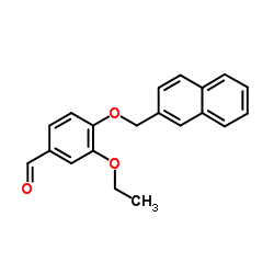 3-Ethoxy-4-(2-naphthylmethoxy)benzaldehyde结构式