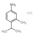 3-METHYL-4-ISOPROPYLANILINE HYDROCHLORIDE structure