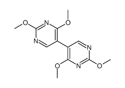 2,2',4,4'-tetramethoxy-5,5'-bipyrimidine Structure