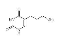 5-n-Butyluracil Structure