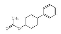 Cyclohexanol,4-phenyl-, 1-acetate结构式