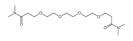 3-[2-[2-[2-[3-(dimethylamino)-3-oxopropoxy]ethoxy]ethoxy]ethoxy]-N,N-dimethylpropanamide Structure