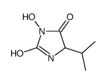 3-Hydroxy-5-isopropylhydantoin结构式