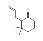 2-allyl-3,3-dimethylcyclohexan-1-one Structure