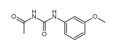 1-acetyl-3-(3-methoxyphenyl)urea Structure