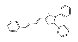 1,5-diphenyl-3-(4-phenyl-1,3-butadienyl)-2-pyrazoline Structure