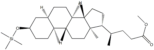 3α-(Trimethylsiloxy)-5β-cholan-24-oic acid methyl ester picture