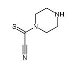 Piperazine, 1-(cyanothioxomethyl)- (9CI)结构式