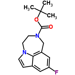 tert-butyl 9-fluoro-3,4-dihydro-[1,4]diazepino[6,7,1-hi]indole-2(1H)-carboxylate Structure