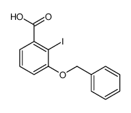 2-iodo-3-phenylmethoxybenzoic acid结构式