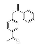 1-[4-(2-phenylprop-2-enyl)phenyl]ethanone Structure