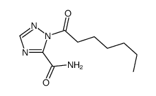 2-heptanoyl-1,2,4-triazole-3-carboxamide Structure