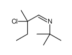 N-tert-butyl-2-chloro-2-methylbutan-1-imine Structure