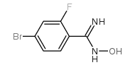 4-BROMO-2-FLUORO-N-HYDROXYBENZAMIDINE structure