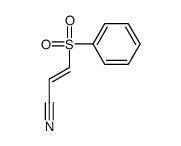 (E)-3-(phenylsulfonyl)acrylonitrile structure