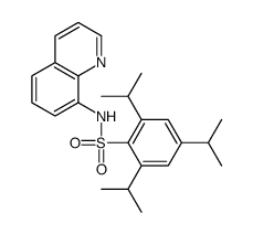 2,4,6-tri(propan-2-yl)-N-quinolin-8-ylbenzenesulfonamide Structure