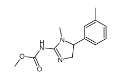 (1-methyl-5-m-tolyl-4,5-dihydro-1H-imidazol-2-yl)-carbamic acid methyl ester结构式