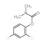 (2,4-dichlorophenyl) N,N-dimethylcarbamate structure