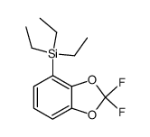 (2,2-difluoro-1,3-benzodioxol-4-yl)triethylsilane Structure