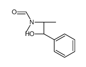 N-[(1R,2S)-1-hydroxy-1-phenylpropan-2-yl]-N-methylformamide Structure