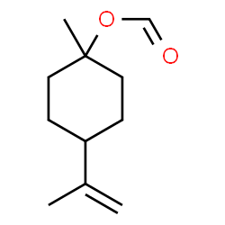 1-methyl-4-(1-methylvinyl)cyclohexyl formate结构式