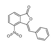 3-benzylidene-4-nitro-3H-isobenzofuran-1-one Structure